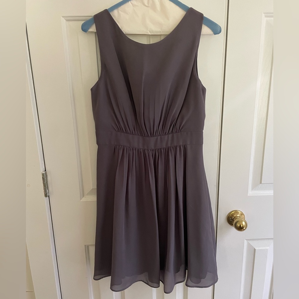 Womens Aria Charcoal Gray dress, size 6